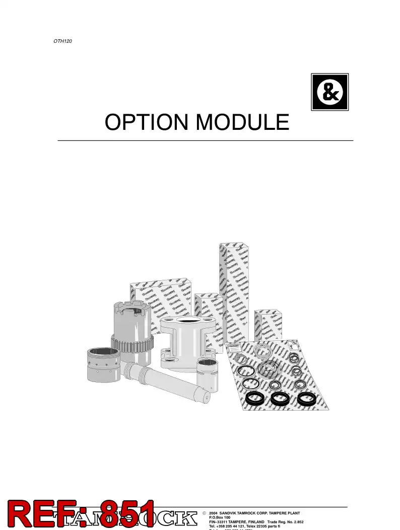 55049060 550 490 60 HOSING - Sandvik Technical Drawing