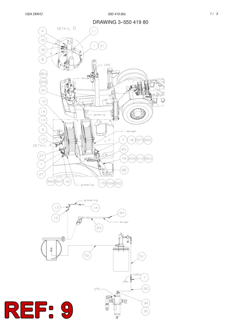 55049069 550 490 69 BRACKET - Sandvik Technical Drawing