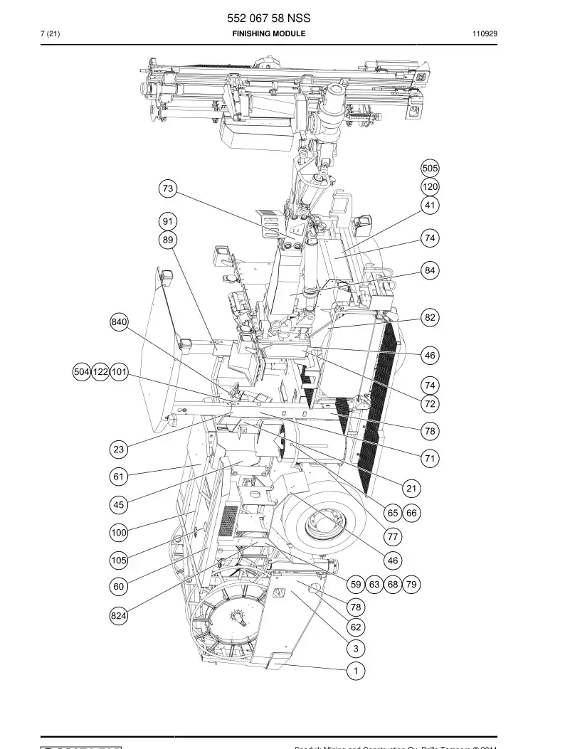 55049290k 550 492 90k Sign set - Sandvik Technical Drawing