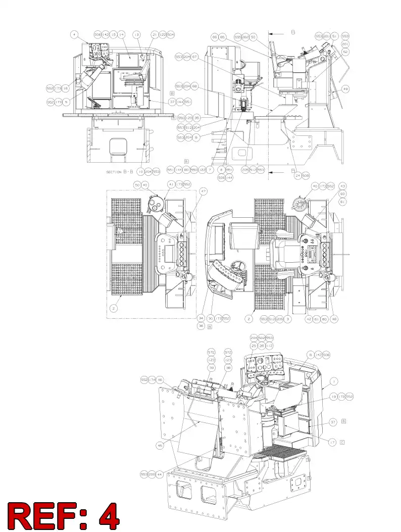 55049400 550 494 00 MOUNTING - Sandvik Technical Drawing
