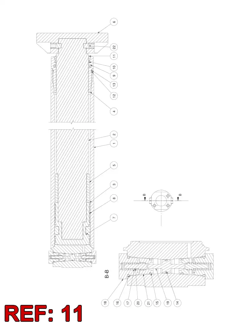 55049488 550 494 88 WIPER - Sandvik Technical Drawing