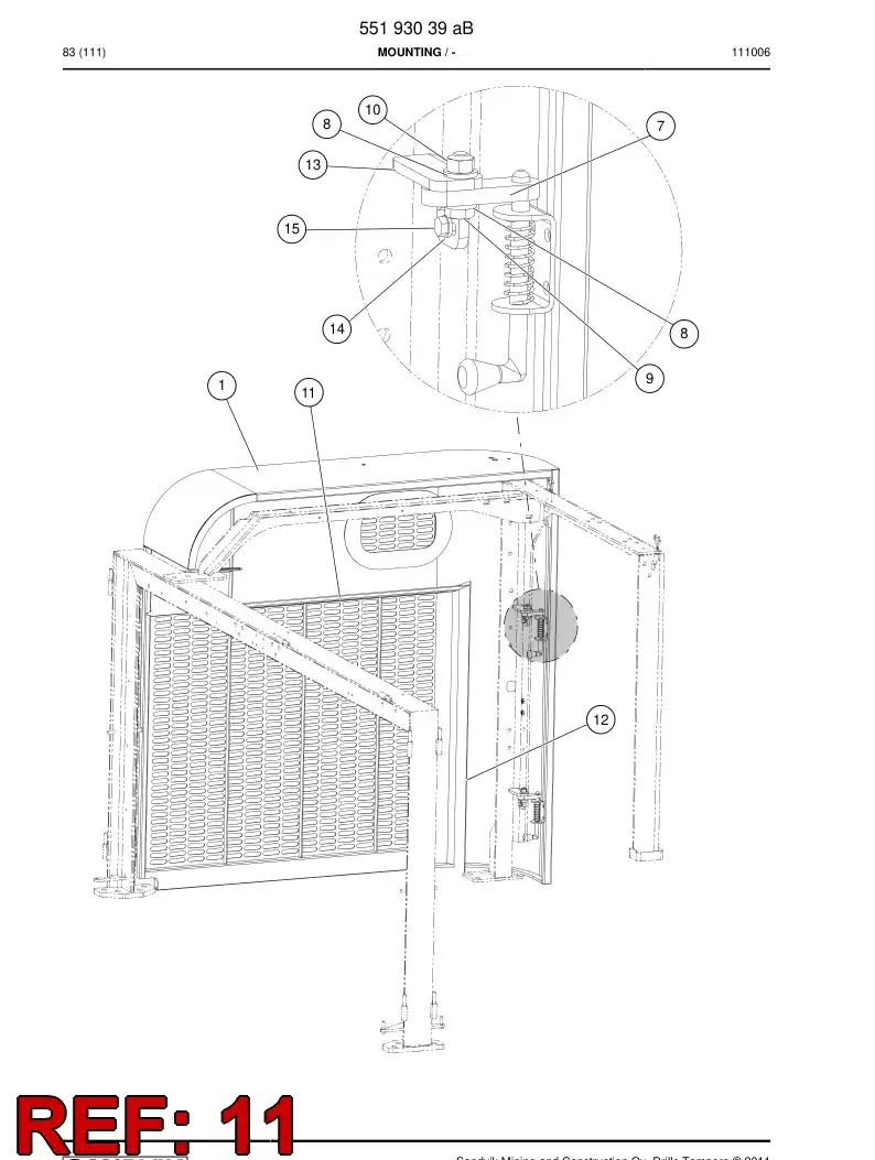 550 496 83 Seal, Profile - drawing
