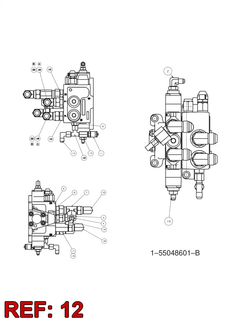 55049770 550 497 70 CHECK VALVE ASSEMBLY - Sandvik Technical Drawing