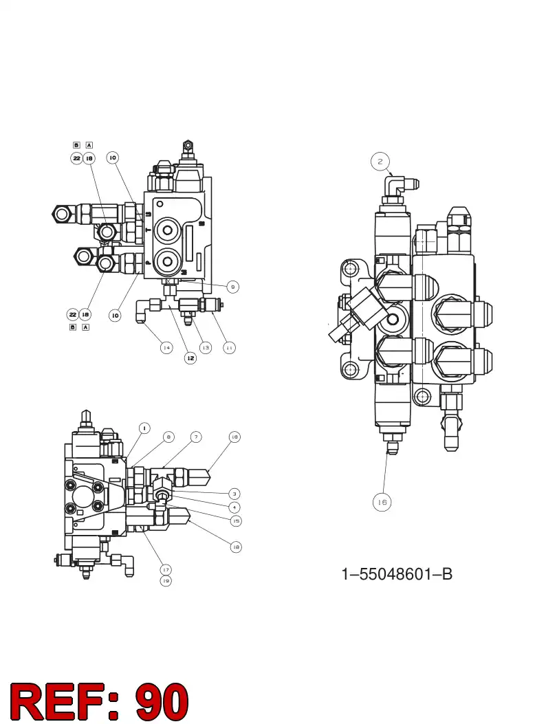 55049773 550 497 73 REPAIR KIT - Sandvik Technical Drawing