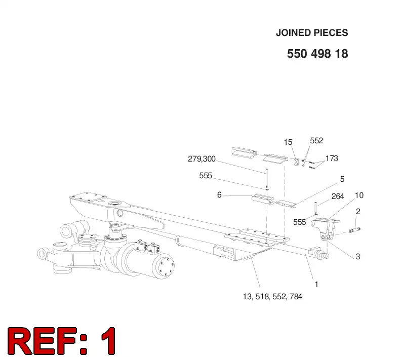 55049816 550 498 16 CYLINDER - Sandvik Technical Drawing