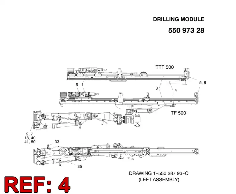 55049818 550 498 18 JOINED PIECES - Sandvik Technical Drawing