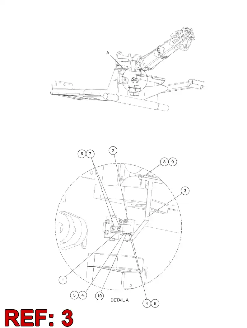55050123 550 501 23 LEVER - Sandvik Technical Drawing