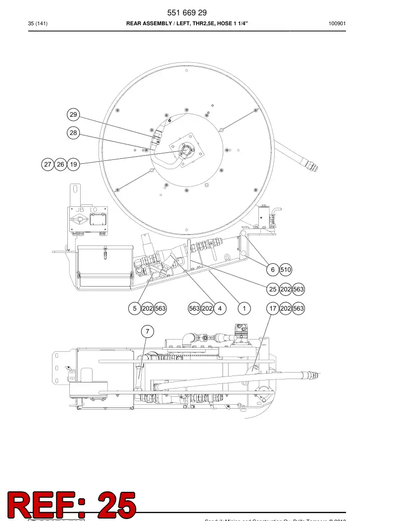 55050177 550 501 77 Bar - Sandvik Technical Drawing