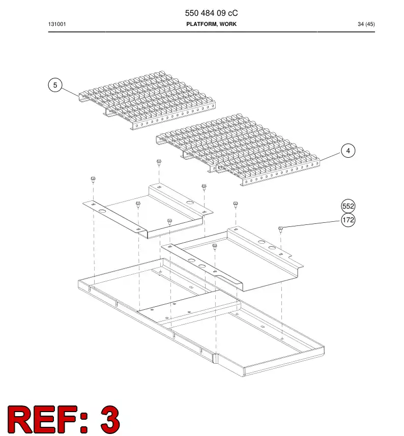 55050299c 550 502 99c Plate, Cover - Sandvik Technical Drawing