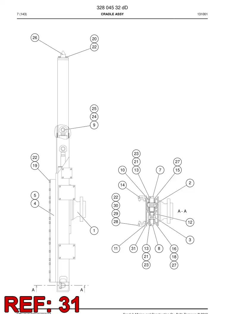55050356 550 503 56 Hexagon socket set screw - Sandvik Technical Drawing
