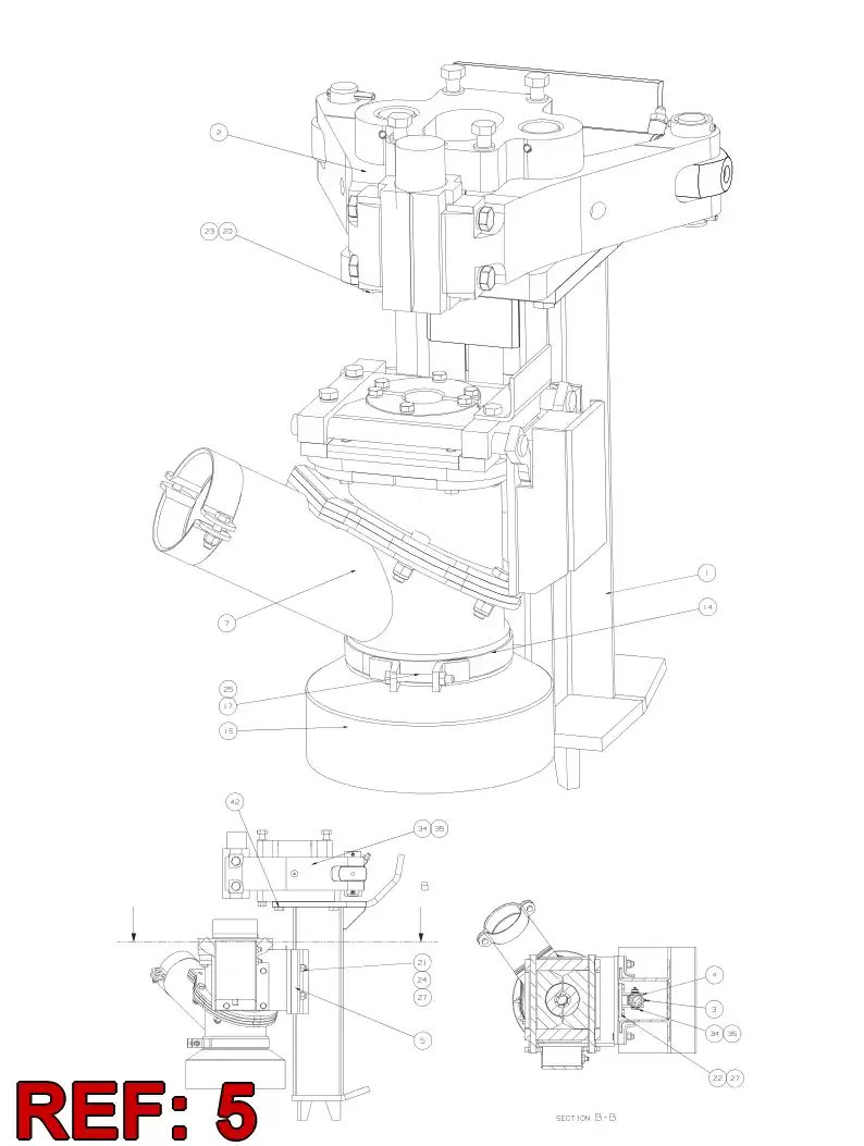 55050557 550 505 57 Slide piece - Sandvik Technical Drawing