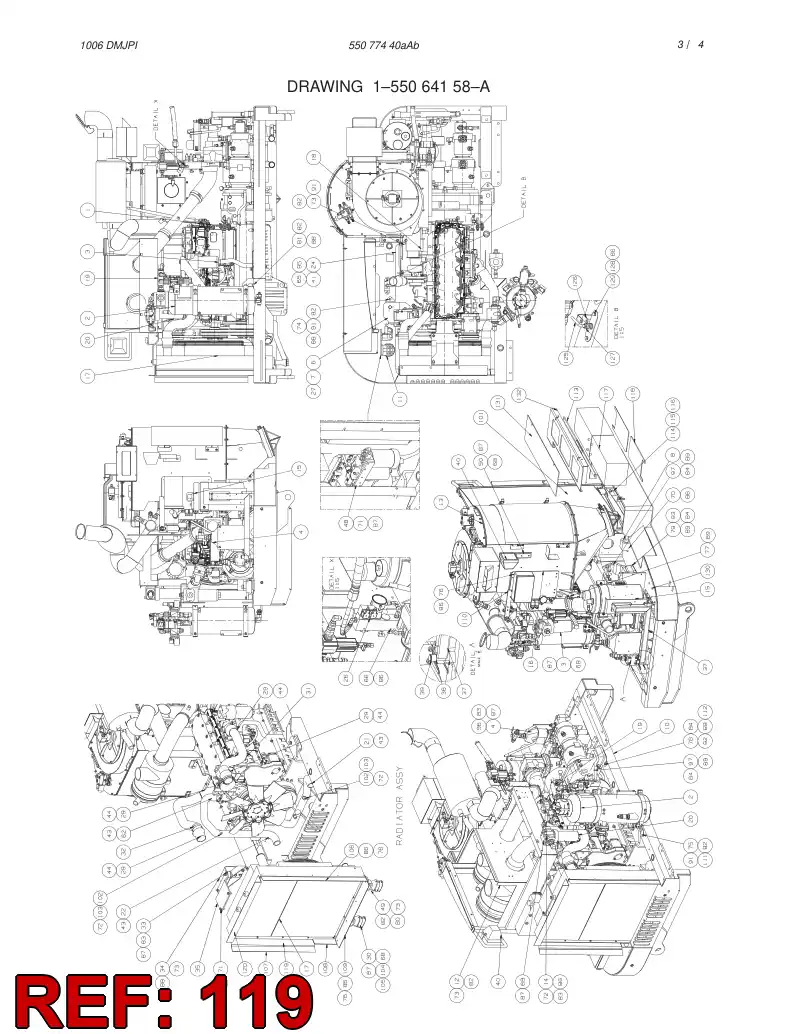 55050732 550 507 32 Plate - Sandvik Technical Drawing