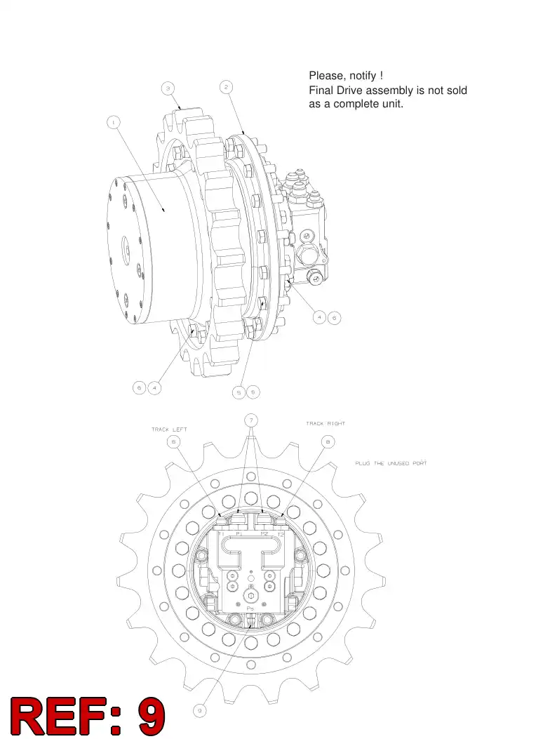 55051097 550 510 97 Straight thread adapter - Sandvik Technical Drawing