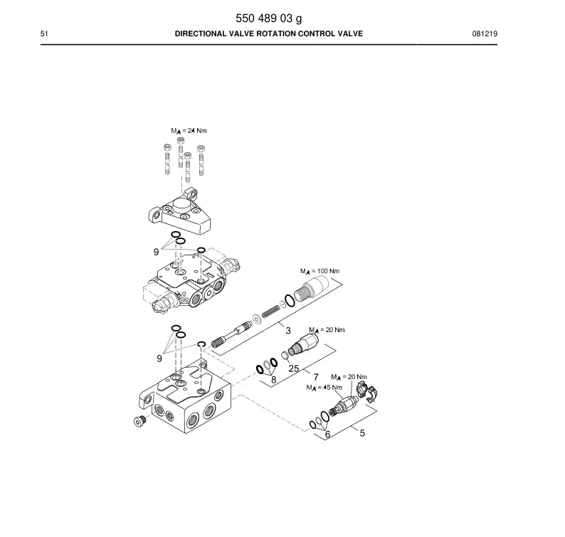 55051354 550 513 54 Repair kit - Sandvik Technical Drawing