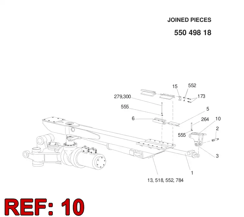 55051524 550 515 24 BEARING BRACKET - Sandvik Technical Drawing