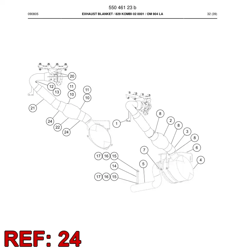 55051565 550 515 65 Insulation material - Sandvik Technical Drawing