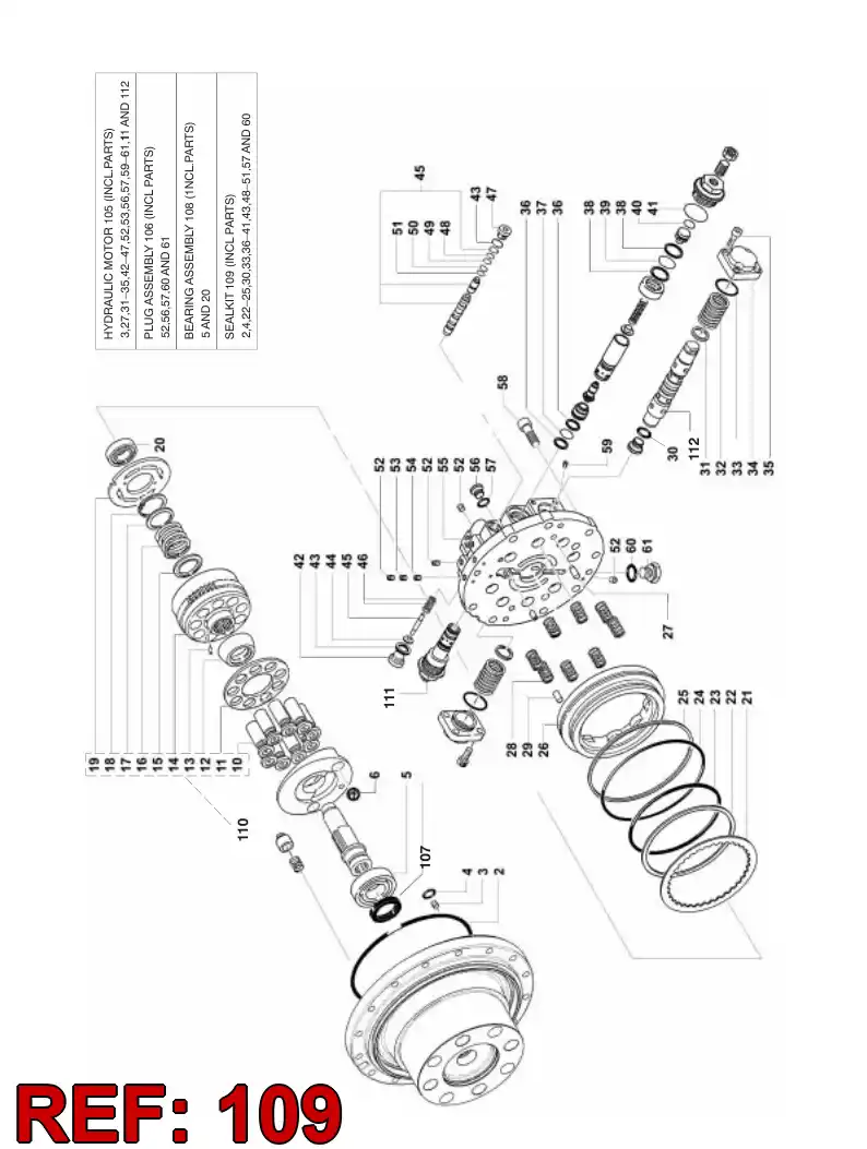 55051649 550 516 49 SEAL KIT - Sandvik Technical Drawing