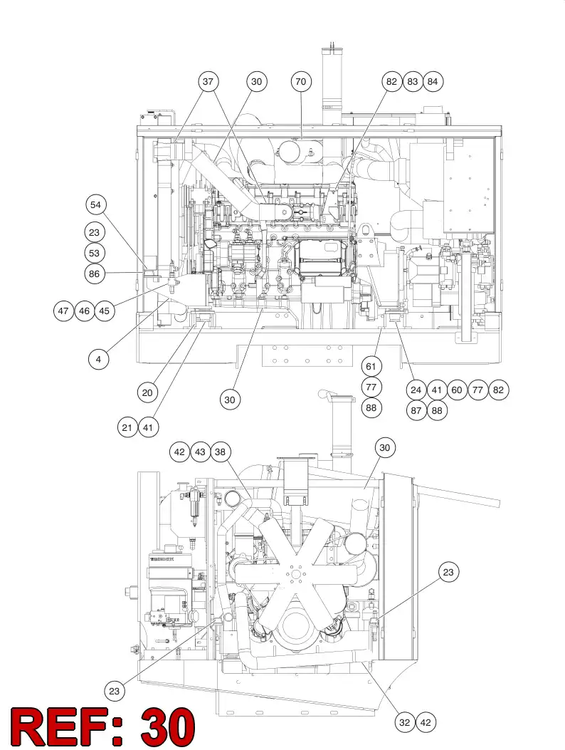 55051761 550 517 61 PRESSURE PIPE - Sandvik Technical Drawing