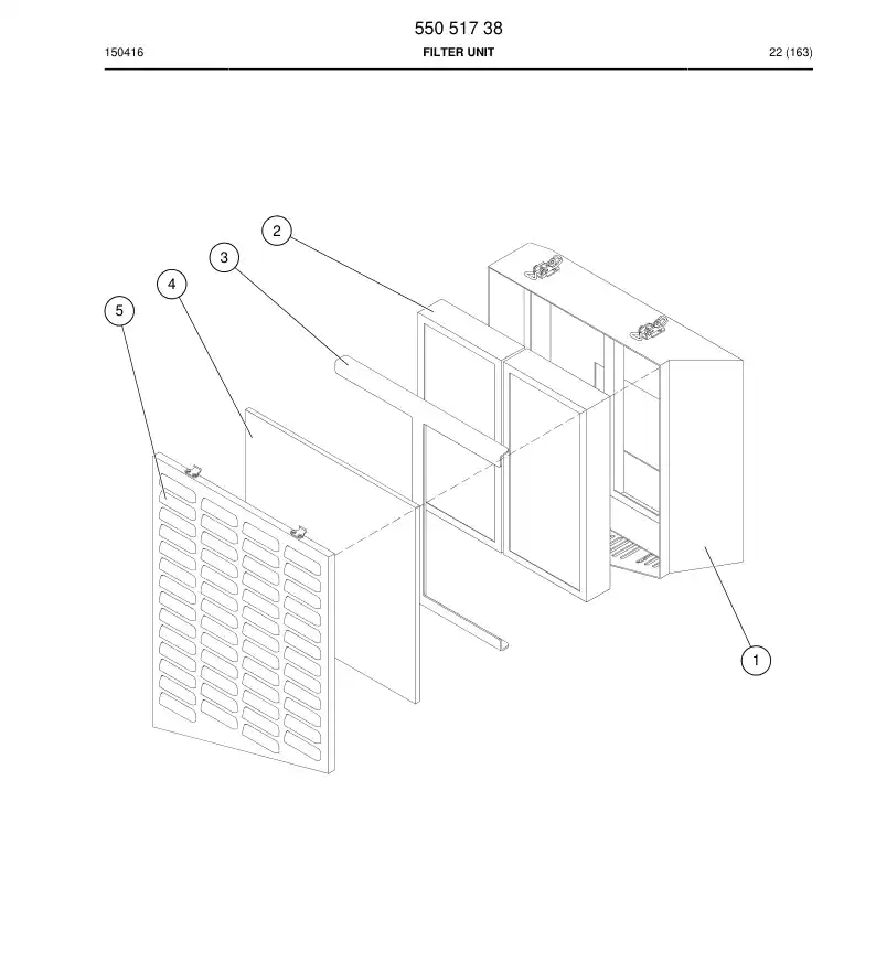55051975 550 519 75 SEPARADOR, PARTCULAS GRUESAS - Sandvik Technical Drawing