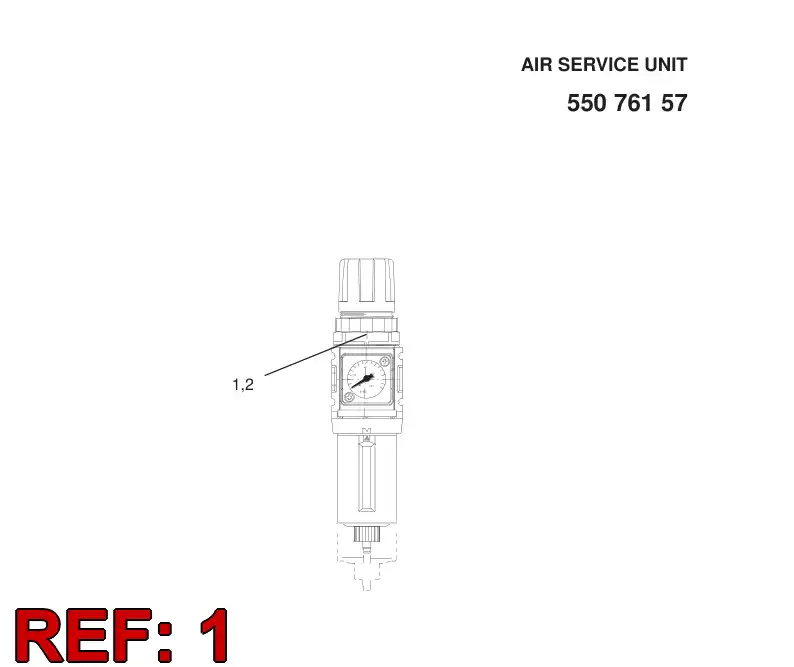 55052168 550 521 68 WATER SEPARATOR - Sandvik Technical Drawing