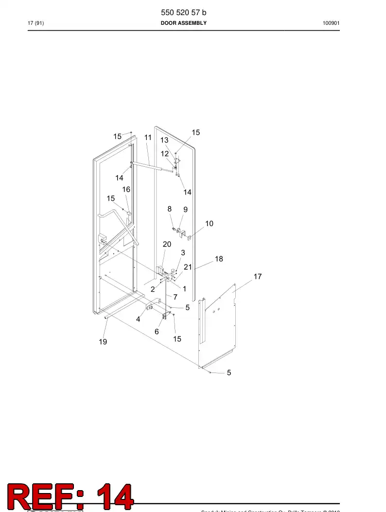 55052300 550 523 00 HEXAGON HEAD SCREW (FULL THREAD) - Sandvik Technical Drawing
