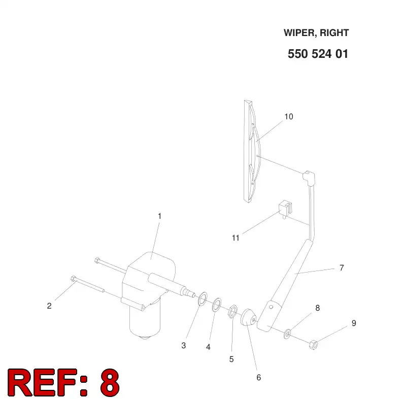 55052460 550 524 60 WASHER - Sandvik Technical Drawing