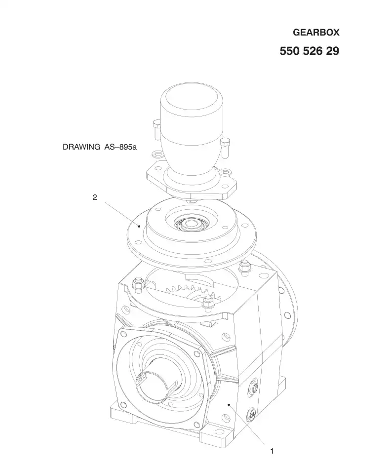 55052565 550 525 65 ADAPTER ASSEMBLY - Sandvik Technical Drawing