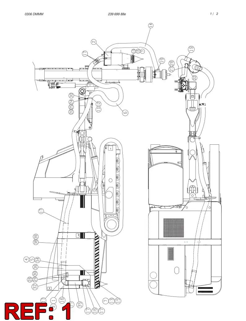 55052600 550 526 00 DUST COLLECTOR - Sandvik Technical Drawing