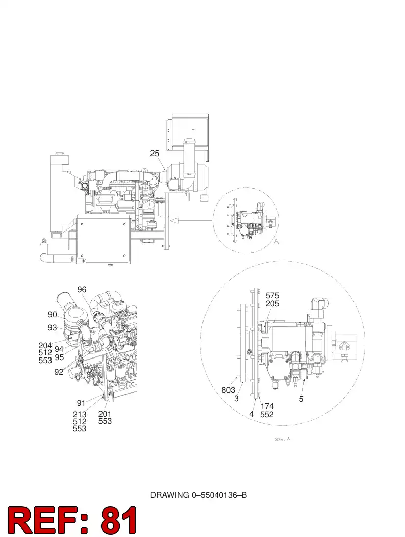 55052617 550 526 17 BASEPLATE CUP - Sandvik Technical Drawing