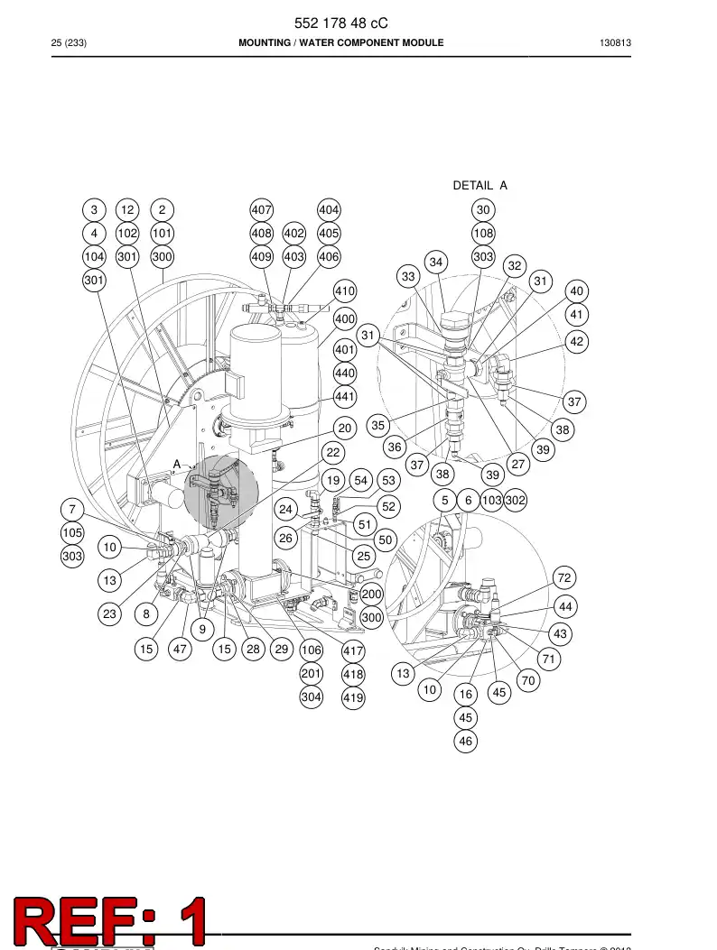 55052626a 550 526 26a Bracket - Sandvik Technical Drawing