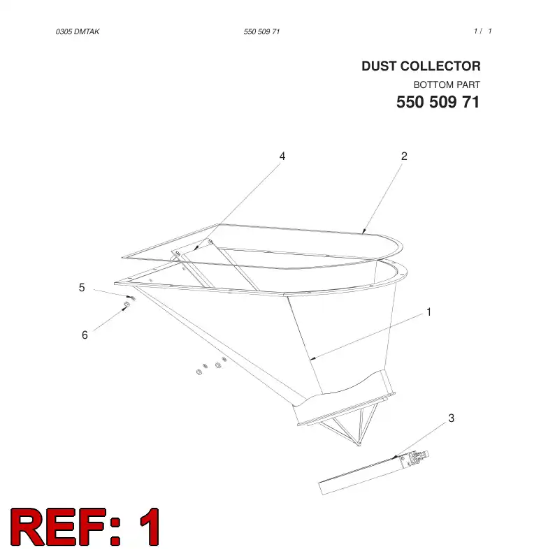 55052665 550 526 65 Welding assembly - Sandvik Technical Drawing