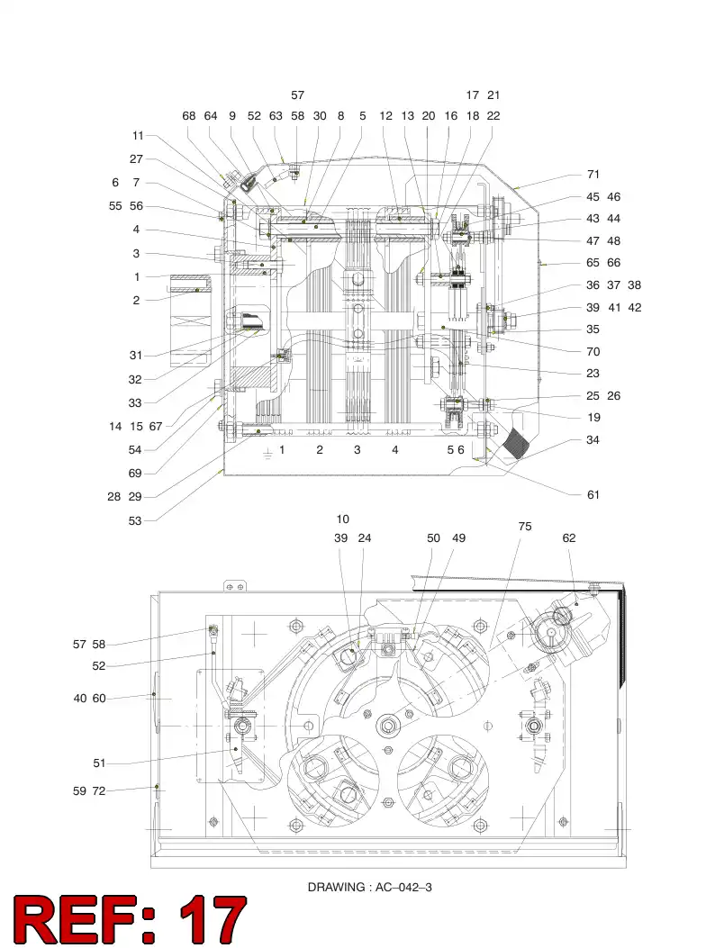55052681 550 526 81 TIE ROD - Sandvik Technical Drawing