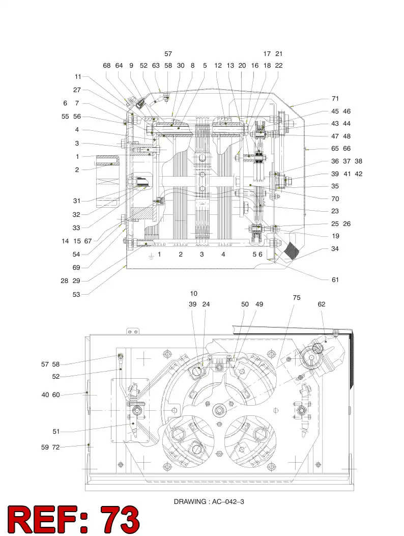 55052821 550 528 21 PRESAESTOPAS, CABLE - Sandvik Technical Drawing