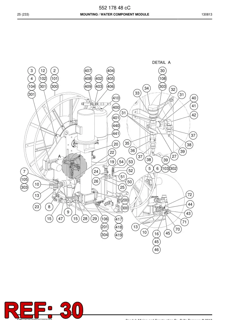 55052877 550 528 77 Bracket - Sandvik Technical Drawing