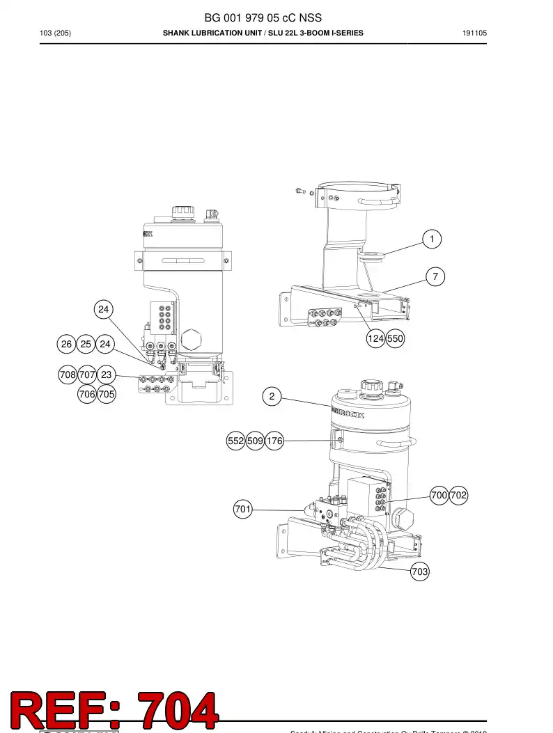 55052918l 550 529 18l Cable, Pre-Wired Plug - Sandvik Technical Drawing