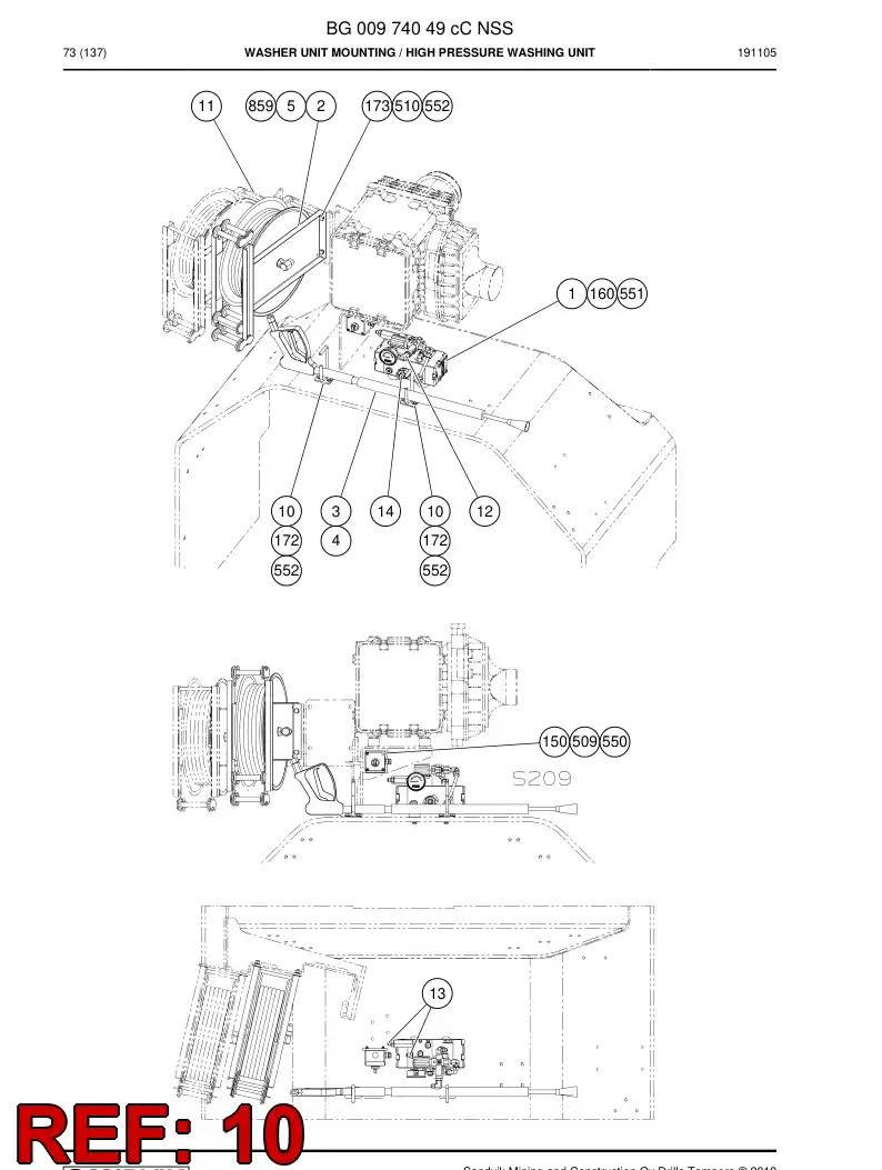 55052971 550 529 71 Plug-in holder - Sandvik Technical Drawing