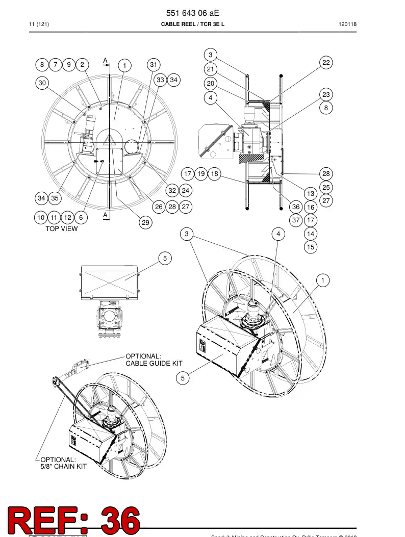 55053131a 550 531 31a BUSHING - Sandvik Technical Drawing