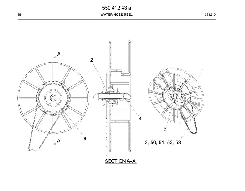 55053204 550 532 04 Screw - Sandvik Technical Drawing