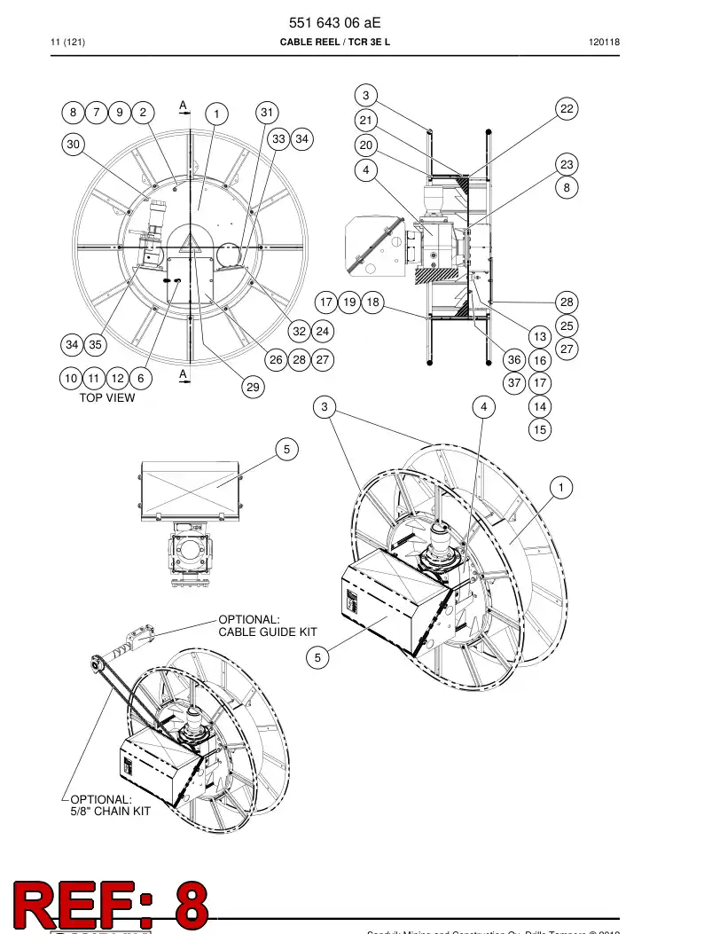 55053208a 550 532 08a WASHER - Sandvik Technical Drawing