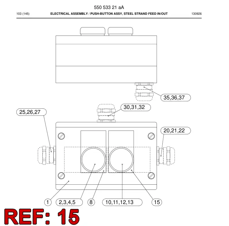 55053358a 550 533 58a SINAL - Sandvik Technical Drawing