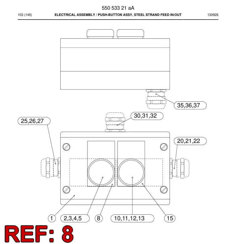 55053359a 550 533 59a SINAL - Sandvik Technical Drawing