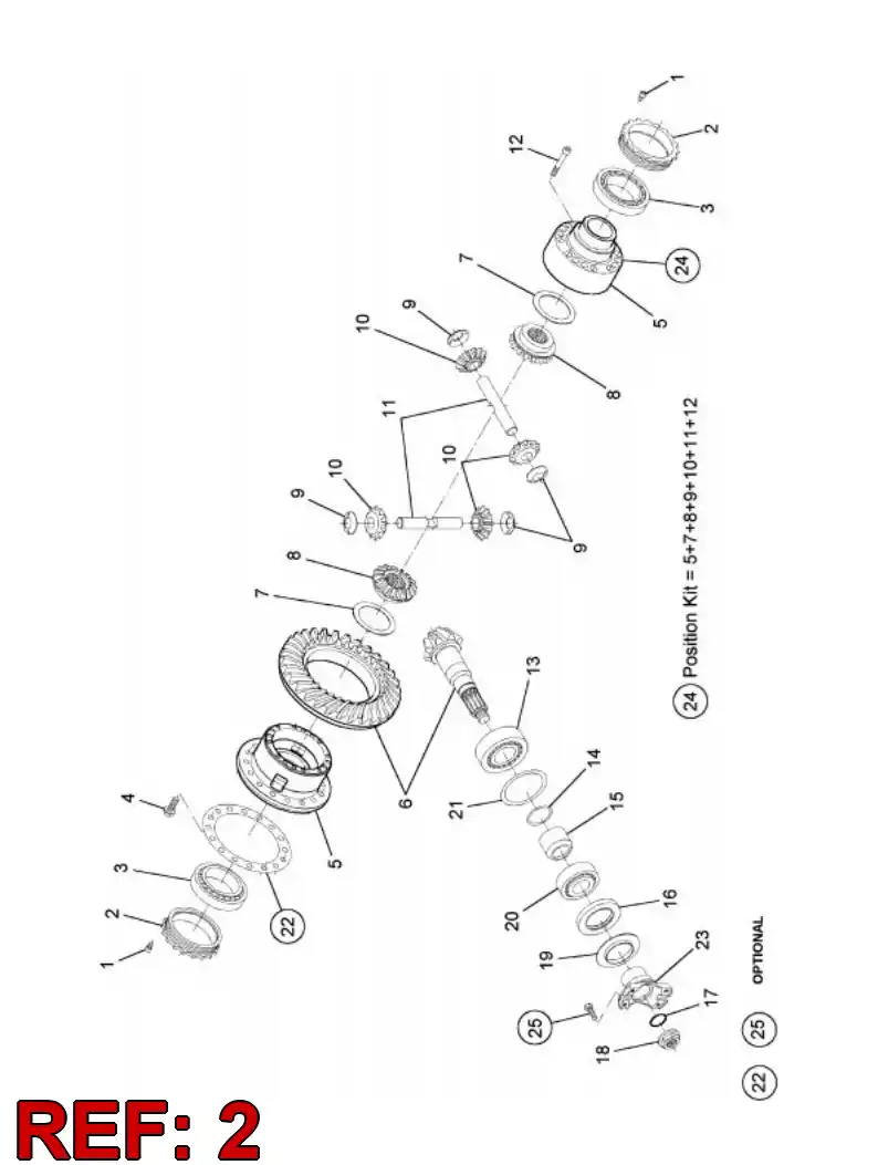55053643 550 536 43 NUT - Sandvik Technical Drawing
