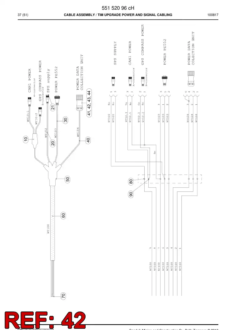 55053646a 550 536 46a Contact, Female - Sandvik Technical Drawing