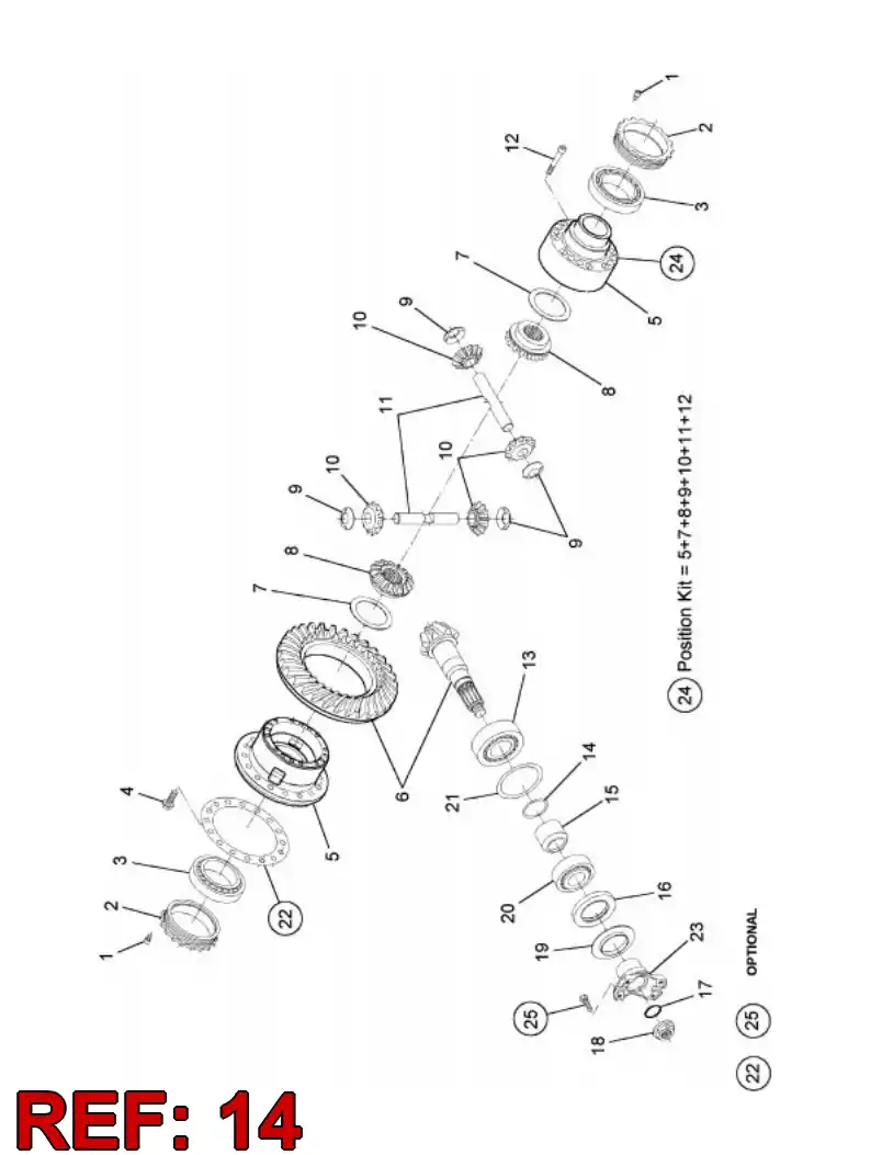 55053667 550 536 67 CALZO - Sandvik Technical Drawing