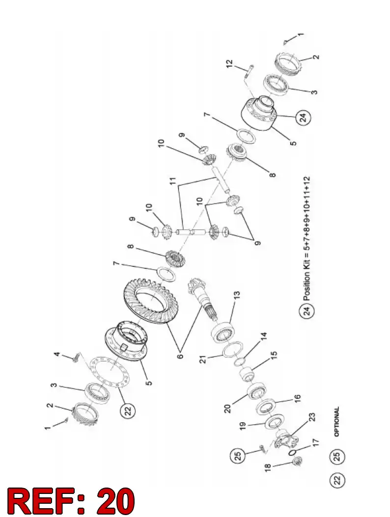 55053677 550 536 77 BEARING - Sandvik Technical Drawing