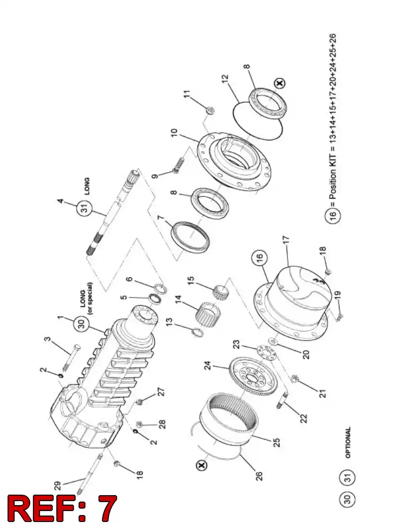 55053713 550 537 13 SEAL - Sandvik Technical Drawing
