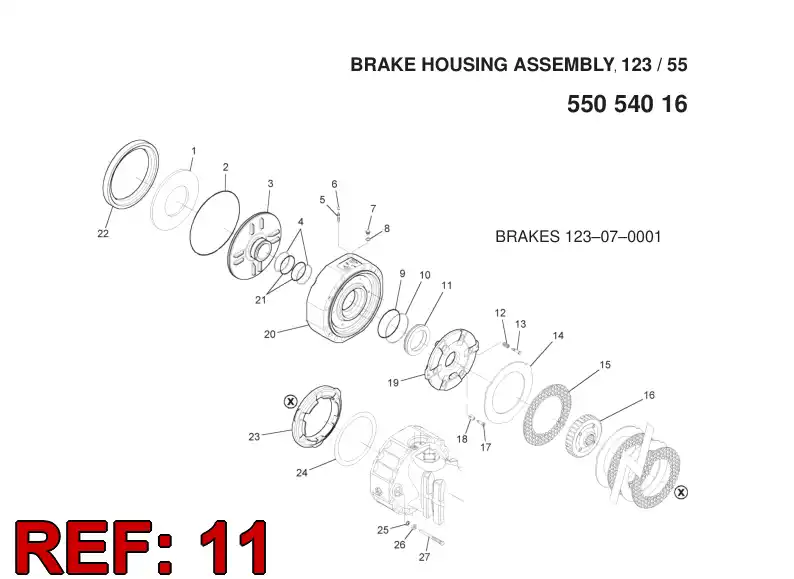 55053755 550 537 55 PISTON - Sandvik Technical Drawing