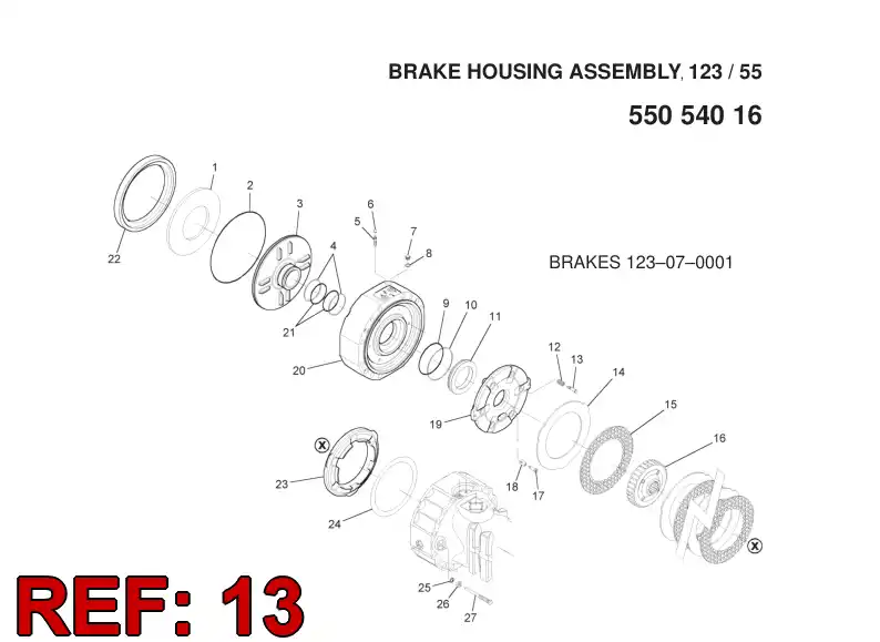 55053757 550 537 57 BOLT - Sandvik Technical Drawing