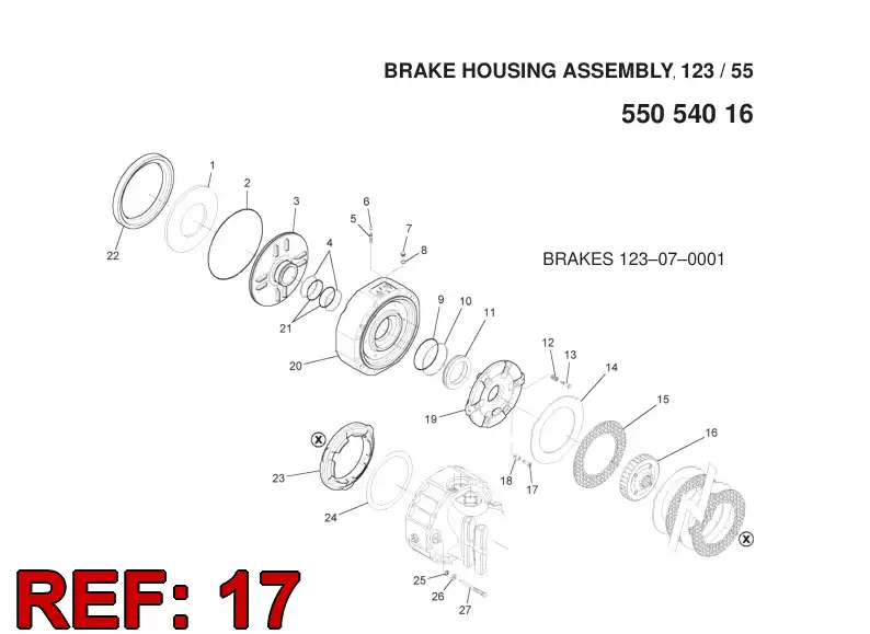 55053845 550 538 45 ADJUSTING BOLT - Sandvik Technical Drawing