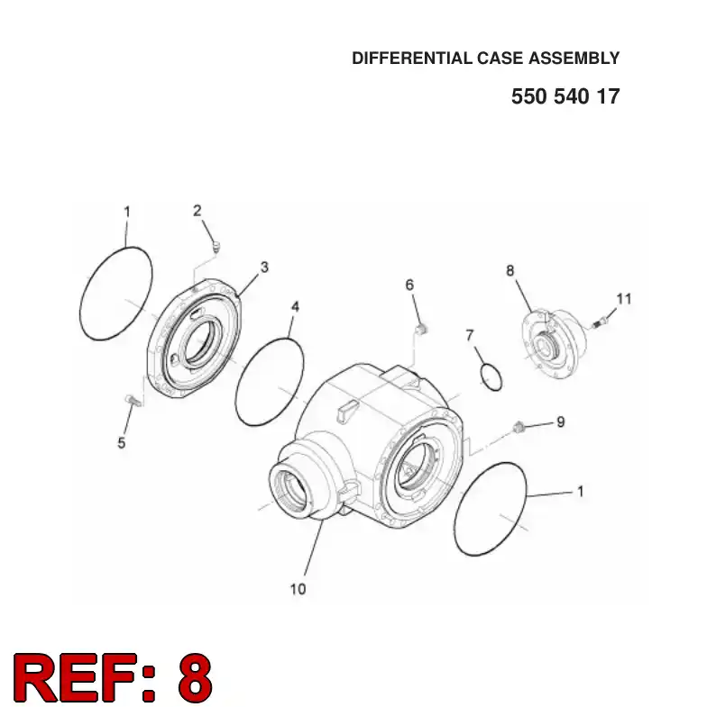55053863 550 538 63 SUPPORT - Sandvik Technical Drawing